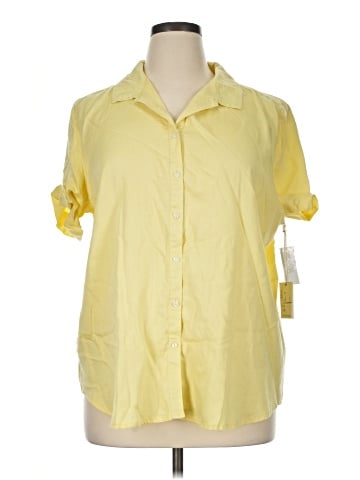 Caffé Marrakesh 3/4 Sleeve Button-Down Shirt (view 1)