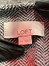 Ann Taylor LOFT Chevron-herringbone Gray Blazer Size M - photo 6