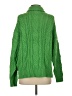 Topshop Solid Green Turtleneck Sweater Size 4 - photo 2