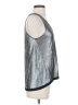 Townsen Metallic Silver Sleeveless Top Size XS - photo 4