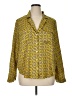 Forever 21 Plus Polka Dots Yellow 3/4 Sleeve Blouse Size 1X Plus - photo 1