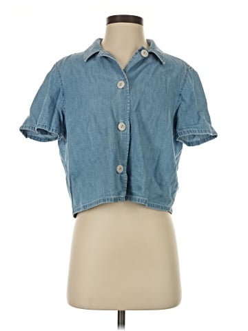 Madewell Short Sleeve Button-Down Shirt (view 1)