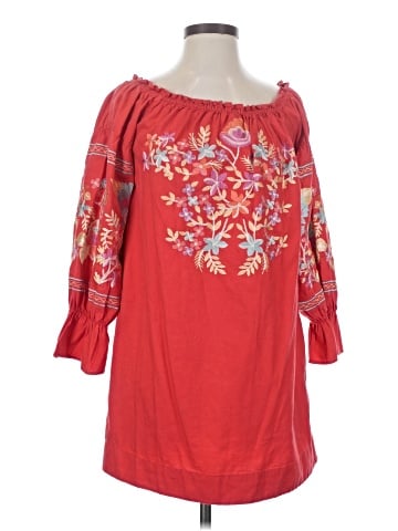 Free People 3/4 Sleeve Blouse (view 1)
