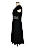 Another Thyme Argyle Black Casual Dress Size 6 - photo 5