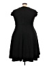 Fervour Solid Black Cocktail Dress Size 2X - photo 2