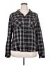 Billy T 100% Lyocell Plaid Gray Long Sleeve Button-Down Shirt Size XXL - photo 1