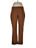 JM Collection Solid Brown Active Pants Size L - photo 1
