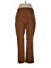 JM Collection Solid Brown Active Pants Size L - photo 2