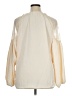 Maurices 100% Polyester Ivory Long Sleeve Blouse Size XL - photo 2