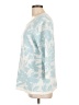 Christopher & Banks 100% Cotton Floral Blue Pullover Sweater Size L - photo 5