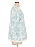 Christopher & Banks 100% Cotton Floral Blue Pullover Sweater Size L - photo 4