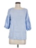 Ann Taylor LOFT Blue 3/4 Sleeve Blouse Size M - photo 1