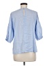 Ann Taylor LOFT Blue 3/4 Sleeve Blouse Size M - photo 2