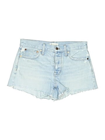 Madewell Relaxed Denim Shorts in Cedarcroft Wash (view 1)