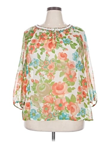 Charter Club 3/4 Sleeve Blouse (view 1)