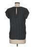 Lily White Black Short Sleeve Top Size M - photo 2