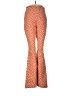 Tinseltown Print Orange Active Pants Size 9 - photo 1