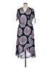 Charming Charlie 100% Polyester Paisley Blue Casual Dress Size XL - photo 1