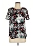 Cooper & Ella 100% Polyester Black Short Sleeve Blouse Size M - photo 1