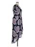 Charming Charlie 100% Polyester Paisley Blue Casual Dress Size XL - photo 4