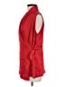 Donna Karan New York 100% Polyester Red Sleeveless Blouse Size M - photo 5