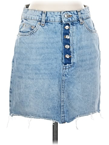 Zara Denim Skirt (view 1)