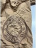 Burberry 100% Cotton Solid Tan Logo Khaki Shorts Size 10 Yrs - photo 5