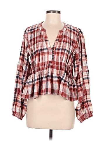 Pilcro 3/4 Sleeve Blouse (view 1)