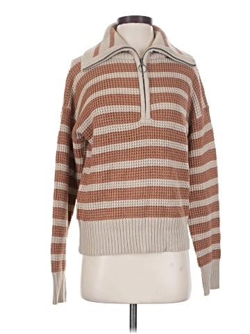 Hem & Thread Pullover Sweater (view 1)