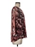Jennifer Lopez 100% Polyester Burgundy 3/4 Sleeve Blouse Size M - photo 4