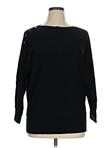 JM Collection Long Sleeve Top (view 1)
