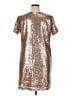 Lulus 100% Polyester Metallic Brown Cocktail Dress Size 1X - photo 2