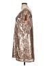 Lulus 100% Polyester Metallic Brown Cocktail Dress Size 1X - photo 5