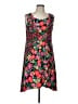 MSK Tropical Red Cocktail Dress Size L - photo 1