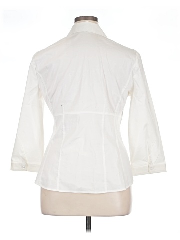 New York & Company 3/4 Sleeve Button-Down Shirt (view 2)