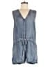 Mustard Seed Solid Blue Romper Size L - photo 1