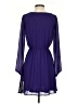 Sequin Hearts 100% Polyester Solid Purple Casual Dress Size S - photo 2