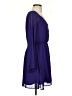 Sequin Hearts 100% Polyester Solid Purple Casual Dress Size S - photo 4