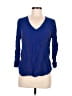 Daniel Rainn Blue 3/4 Sleeve Blouse Size M - photo 1