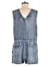 Mustard Seed Solid Blue Romper Size L - photo 2