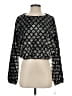 Avec Les Filles 100% Polyester Black Long Sleeve Blouse Size S - photo 1