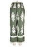 Unbranded 100% Viscose Green Casual Pants Size 1X - photo 1