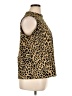 Kasper Animal Print Gold Sleeveless Blouse Size XL - photo 4