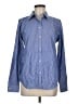 Chaps 100% Cotton Blue Long Sleeve Polo Size M - photo 1