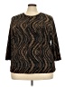 Allison Daley Brown 3/4 Sleeve Top Size 2X - photo 1