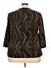 Allison Daley Brown 3/4 Sleeve Top Size 2X - photo 2