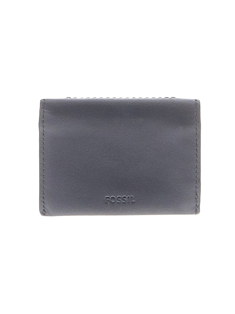 Pre-owned Fossil Wallet In Gray