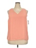 Nine West 100% Polyester Orange Sleeveless Blouse Size XXL - photo 1