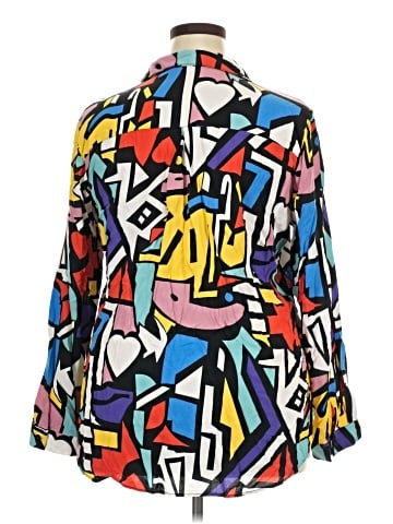 Big Dart Long Sleeve Blouse (view 2)