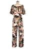 Tacera Print Pink Jumpsuit Size L - photo 2